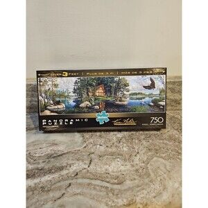 Kim Norlien 750 Piece Freedom’s Promise 3 Ft Panoramic Jigsaw Puzzle Complete